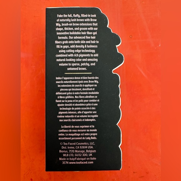 Too Faced Brow Wig Eyebrow Gel. In Natural Blonde. NIB - Picture 2 of 4